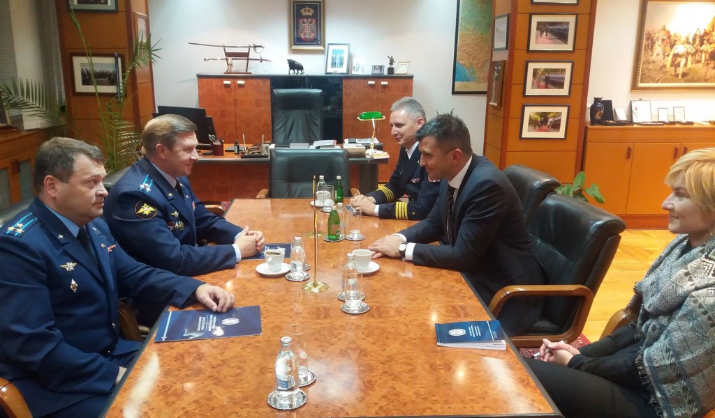 Minister of Defence meets Defence Attaché of the Russian Federation