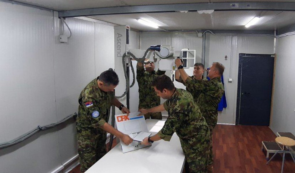 Serbian military hospital in Africa fully autonomous during the pandemic
