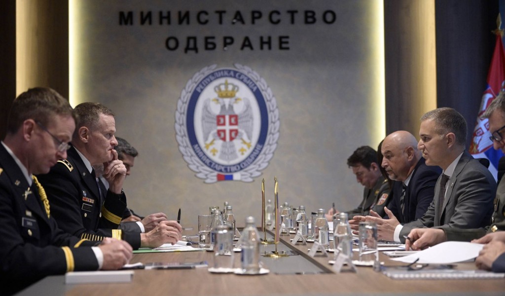 Minister Stefanović Met US EUCOM Deputy Commander