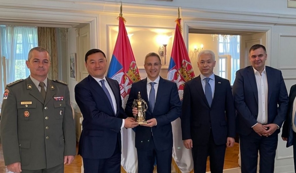 Meeting between Minister Stefanović and Vice Minister of Industry and Infrastructural Development of Kazakhstan 