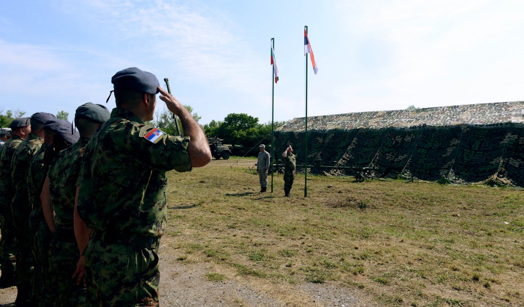 Final preparations for air defence exercise with live firing
