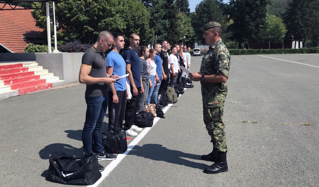 Admission of youngest generation of soldiers into military service