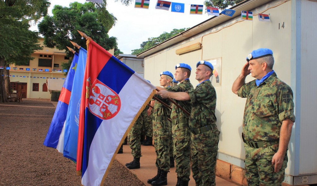 Obeležavanje Dana Vojske Srbije u Centralnoafričkoj Republici