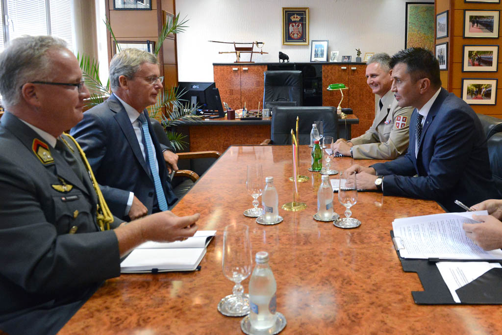 Minister of Defence meets Austrian Ambassador