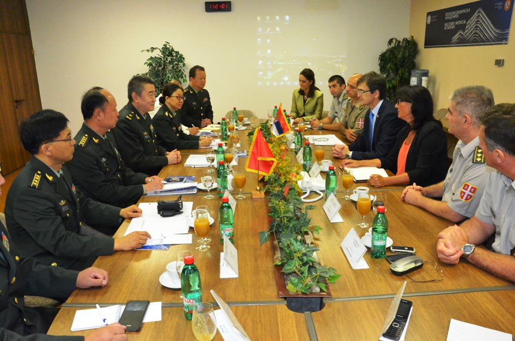 Делегација кинеског војног здравства у посети Србији