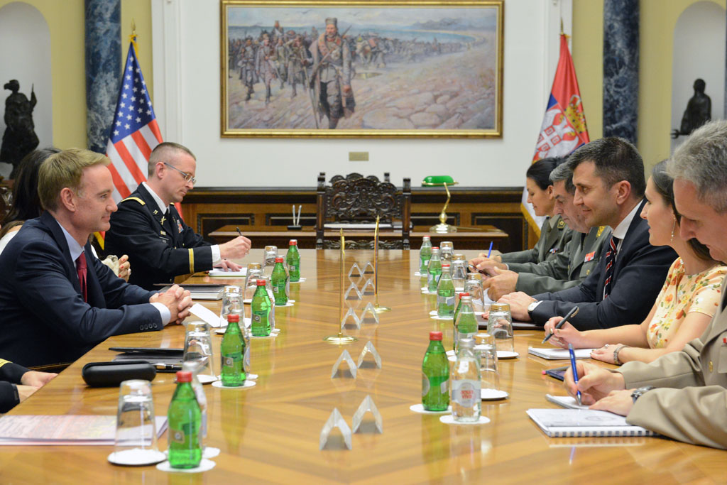 Developed and multilayered defence cooperation with the USA