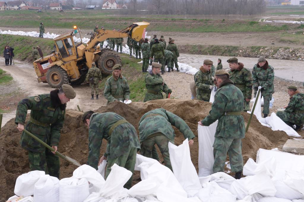 Members of the Serbian Armed Forces in all affected municipalities