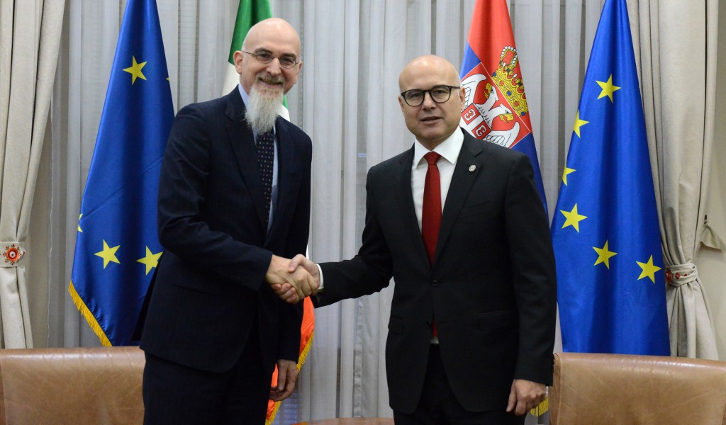 Meeting between Minister Vučević and Italian Ambassador