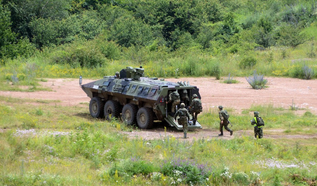 Final Exercise for Cadets Held at Pasuljanske Livade
