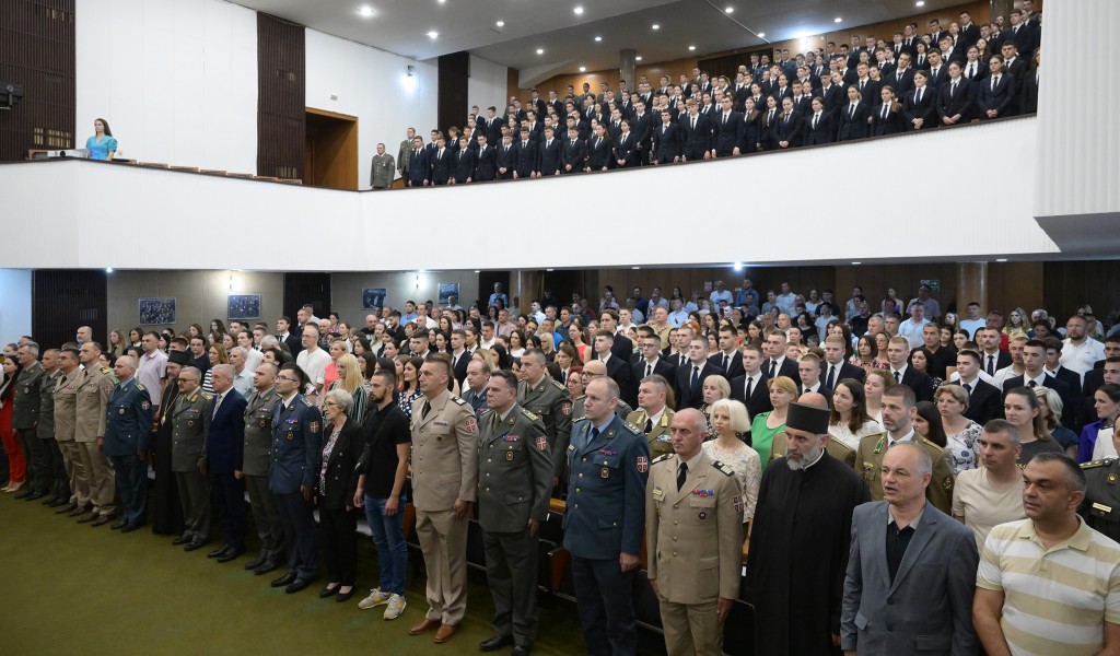 Završna svečanost učenika 49. klase Vojne gimnazije  