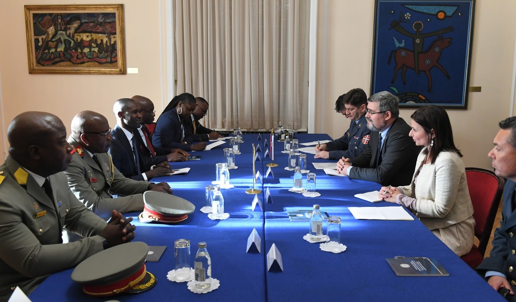 State Secretary Starović meets with Congo s Deputy Minister of National Defense and Military Veterans Awotho
