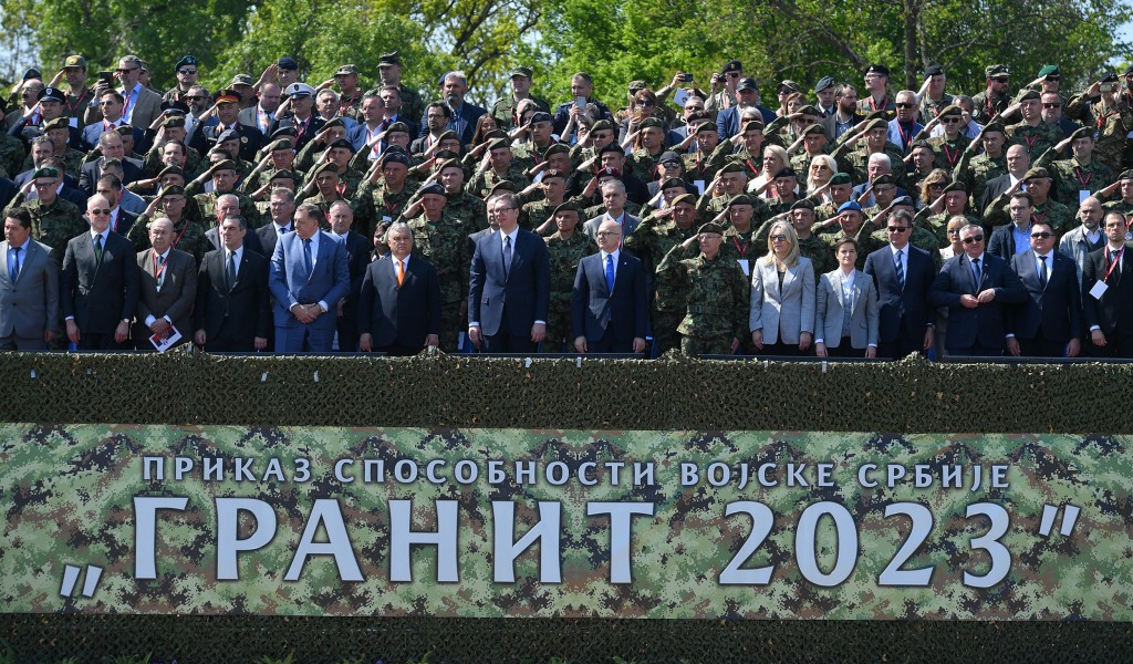 Održan prikaz sposobnosti Vojske Srbije Granit 2023 
