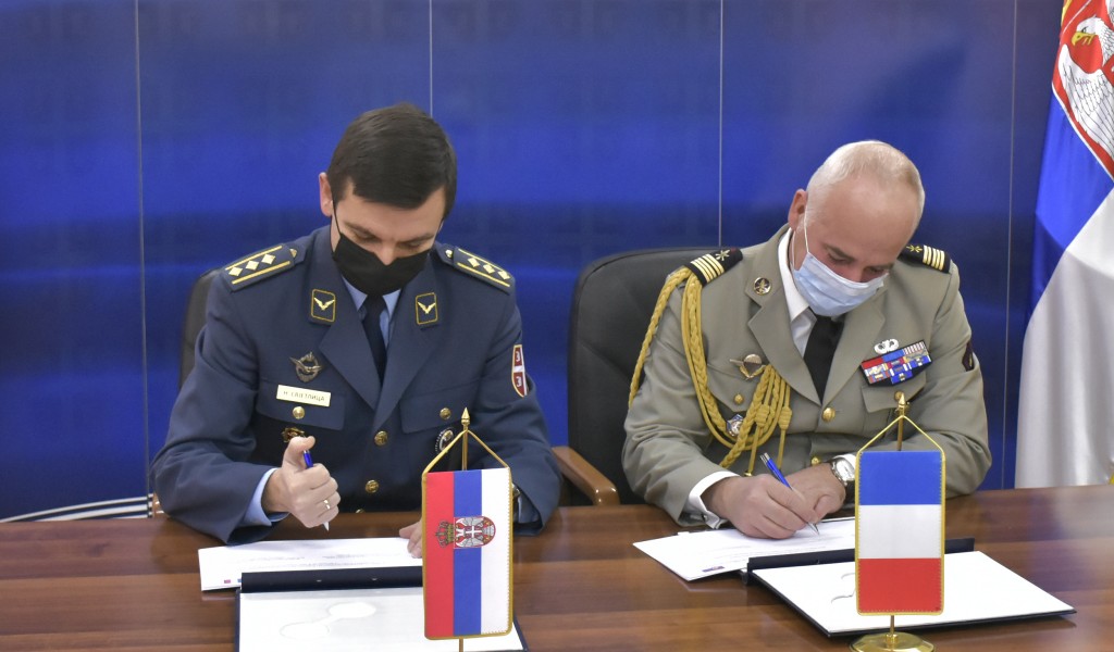 Signing of Programme for Bilateral Military Cooperation with French Republic