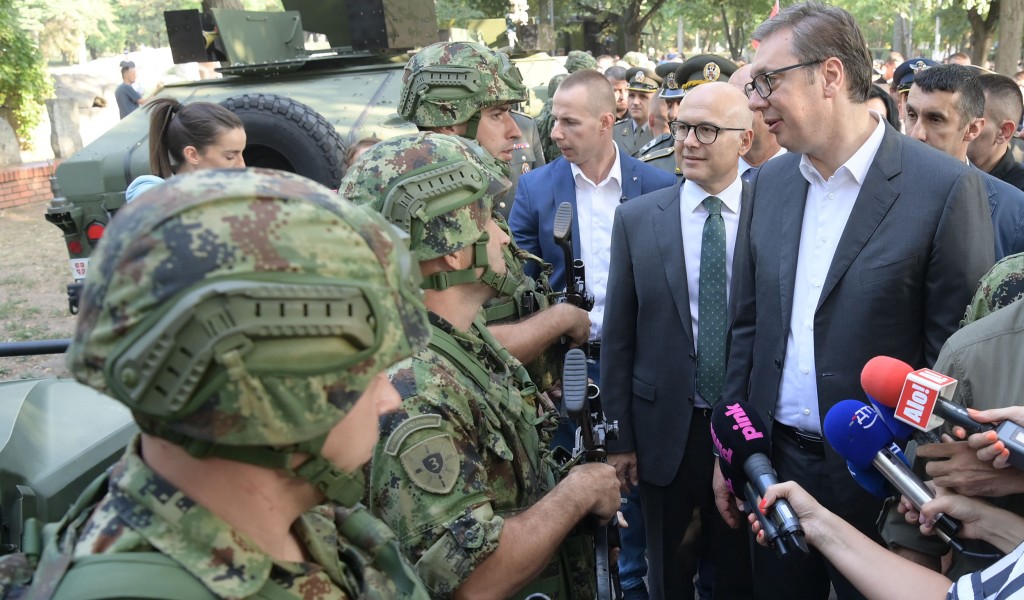 Display of weapons military equipment and capabilities of Serbian Armed Forces held in Niš