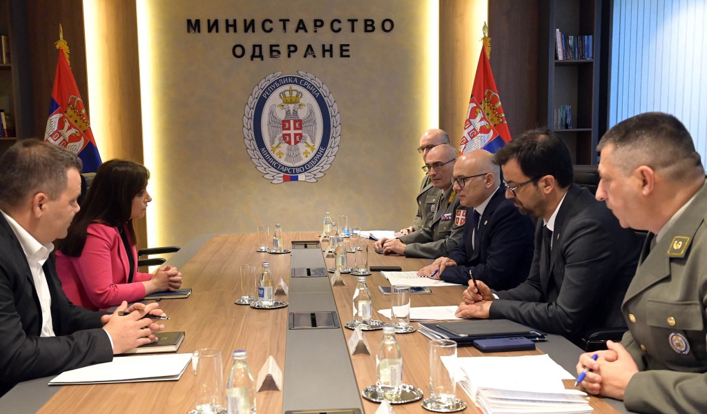 Minister Vučević meets with president of Ruma municipality