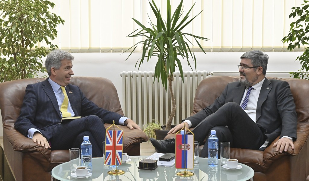 State Secretary Starović Meets Ambassador of United Kingdom of Great Britain and Northern Ireland