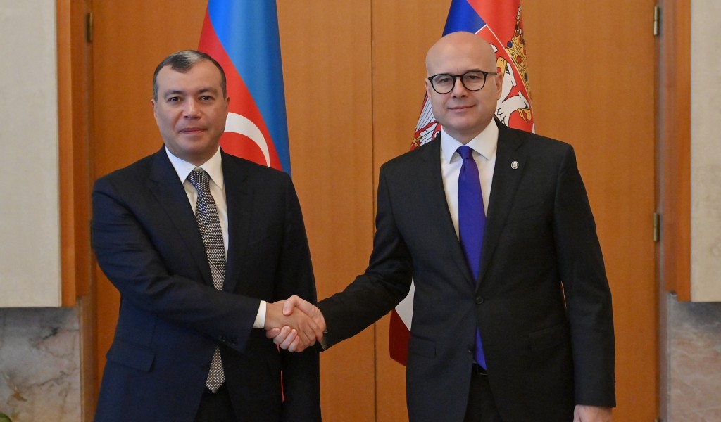 Minister Vučević Meets Minister Babayev