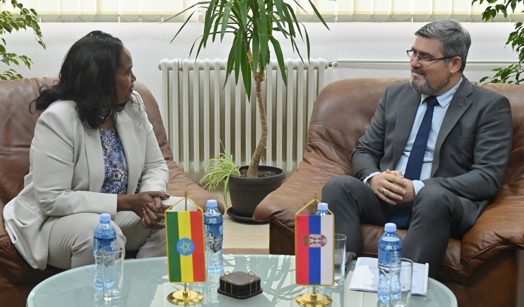 State Secretary Starović meets with Ethiopian State Minister of Defence Martha Luigi