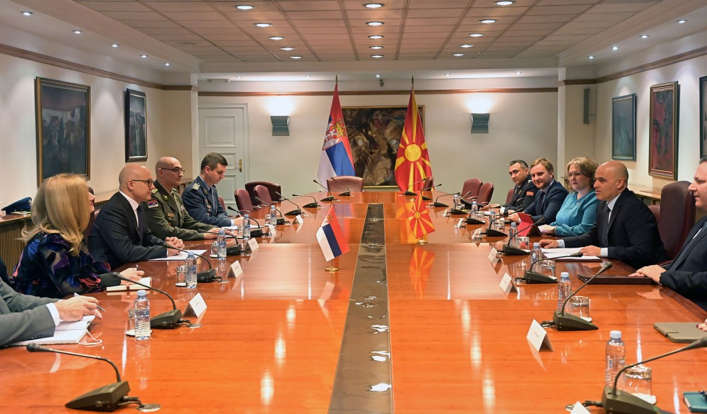 Meeting between Minister Vučević and Prime Minister of Republic of North Macedonia Kovačevski