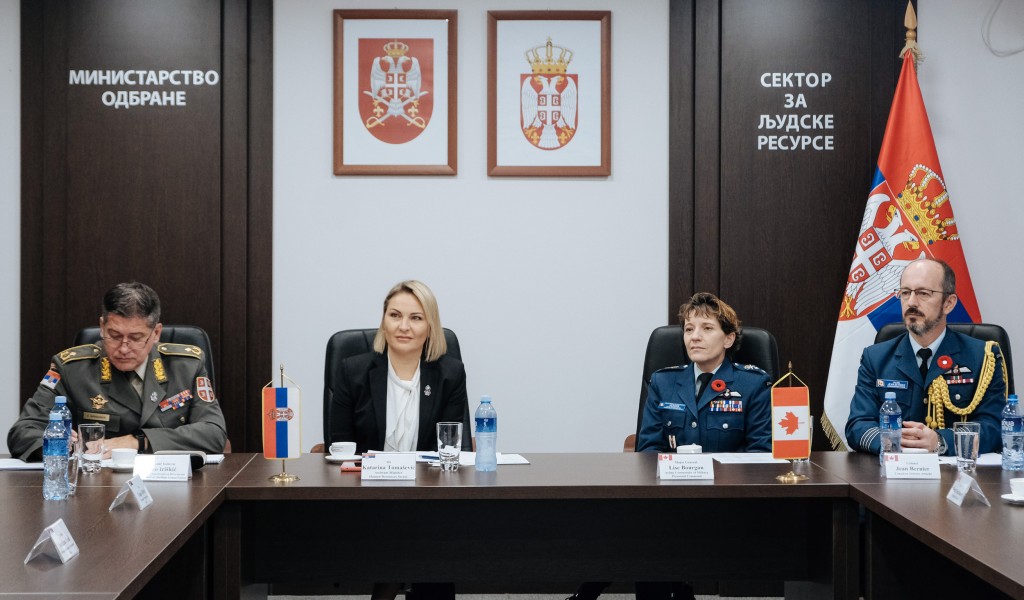 Visit from Major General Lise Bourgon