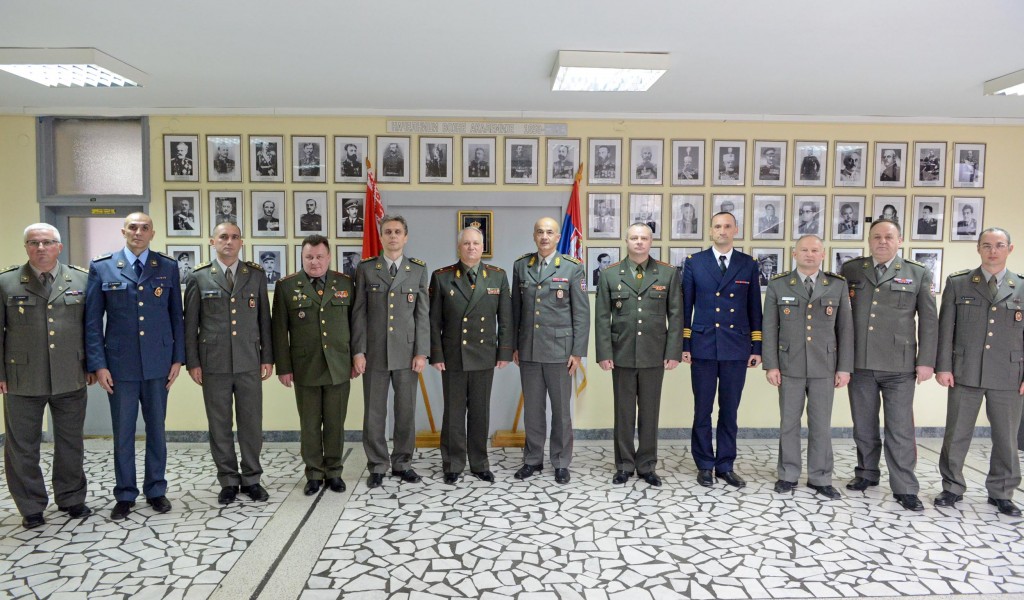 Belarus Delegation Visiting Military Academy