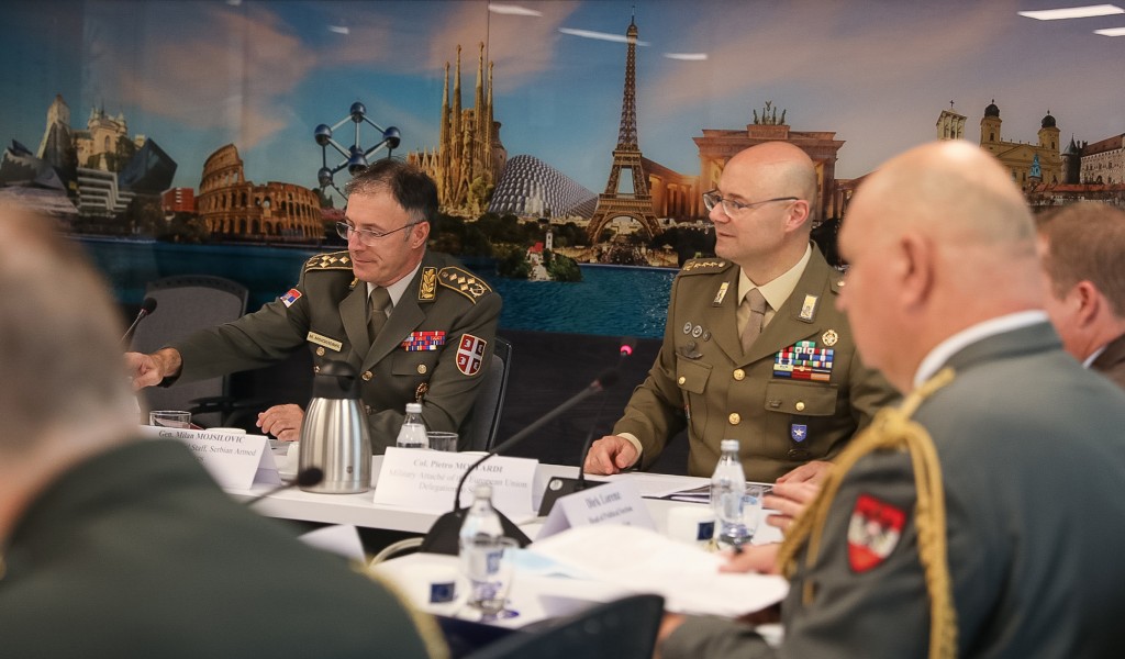 Predavanje načelnika Generalštaba generala Milana Mojsilovića o vojnoj saradnji sa EU
