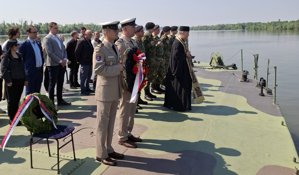 Obeležena godišnjica potonuća broda Drava