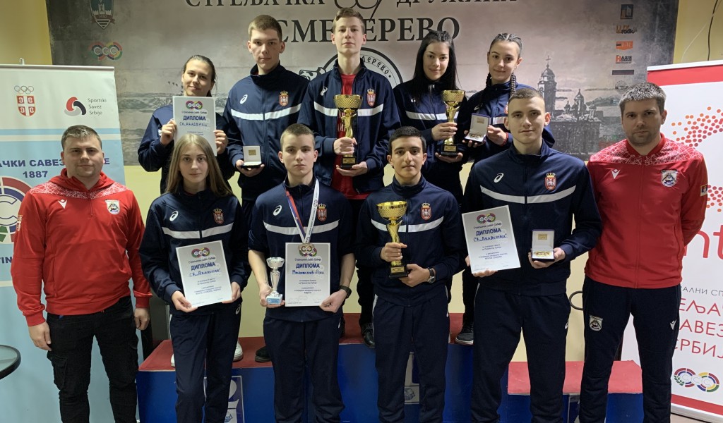 New medals and national record for members of Military Academy s Shooting Club Akademac 