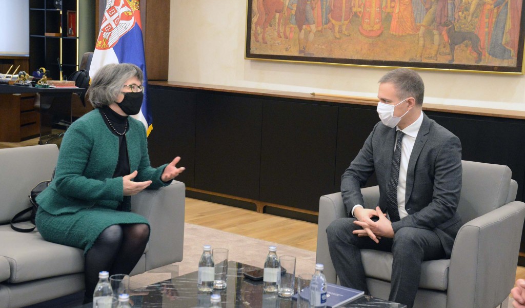 Minister Stefanović Met Ambassador MаcLeod 