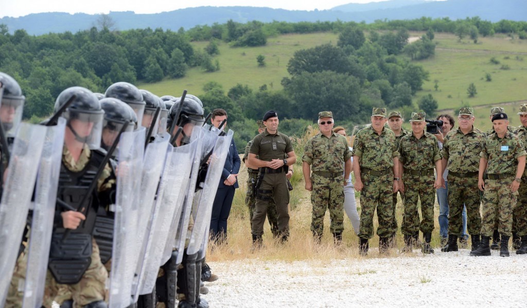 General Diković posetio učesnike vežbe Platinasti vuk 2018 