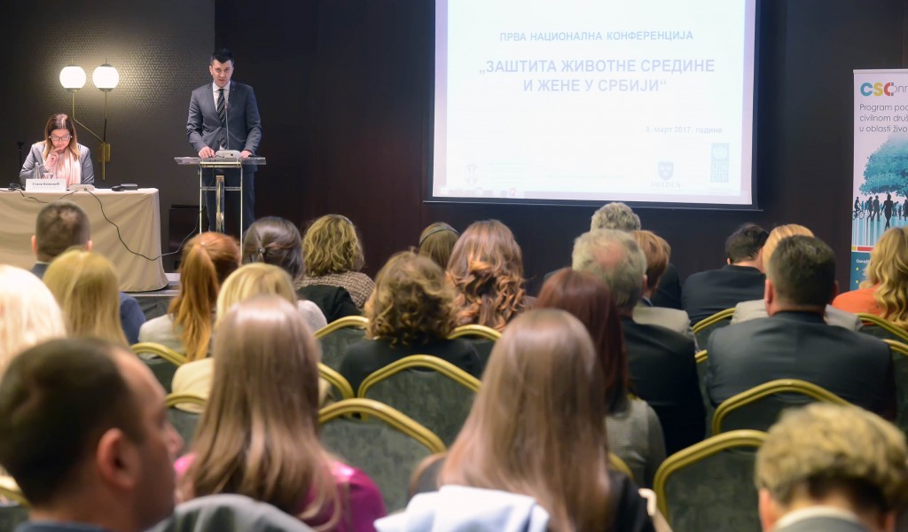 Министар Ђорђевић на конференцији Заштита животне средине и жене у Србији 