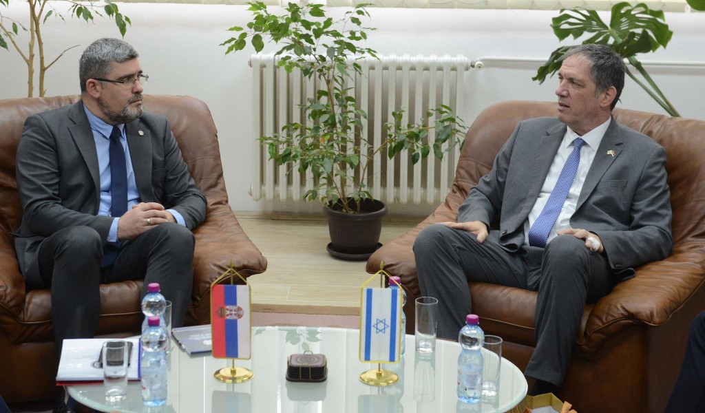 Meeting between State Secretary Starović and Ambassador of Israel