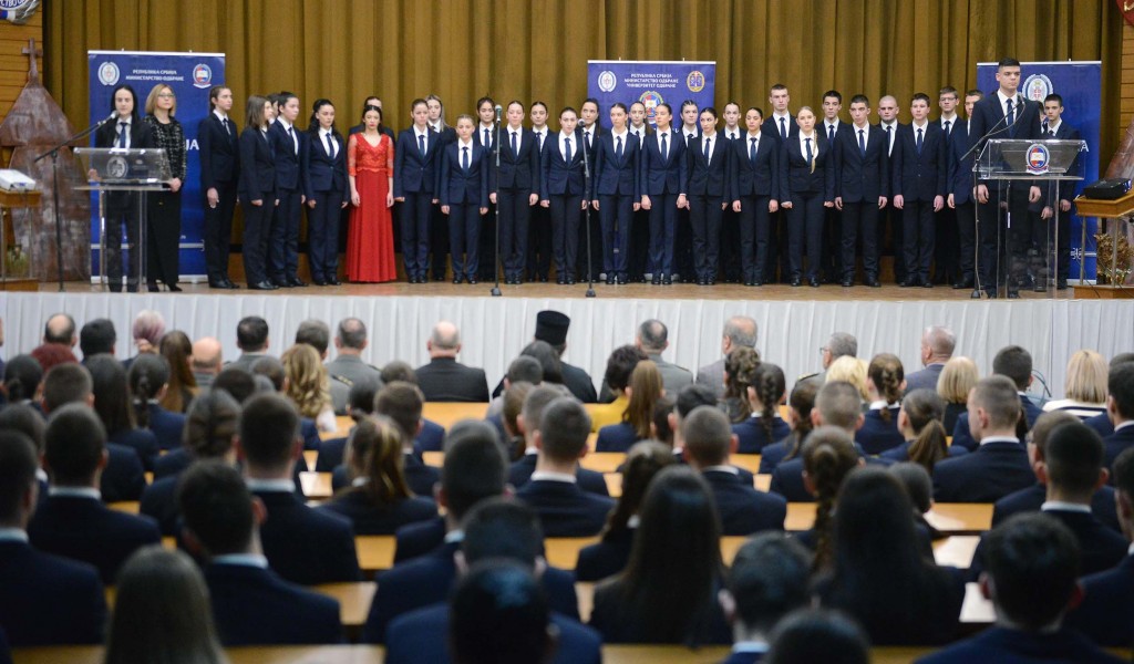 Military high schools celebrate St Sava Day