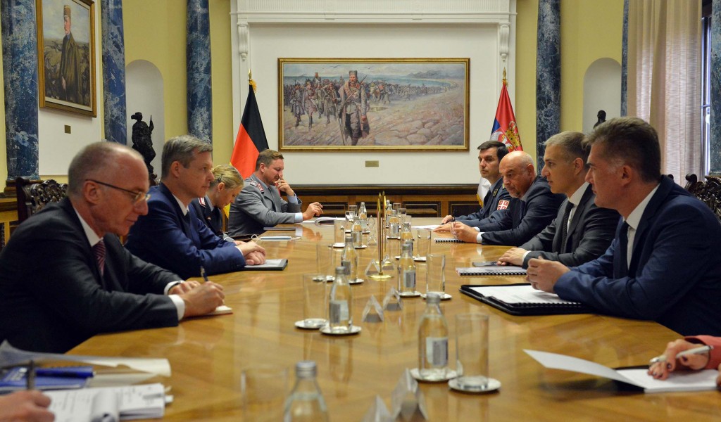 Meeting between Minister Stefanović and German State Secretary Silberhorn