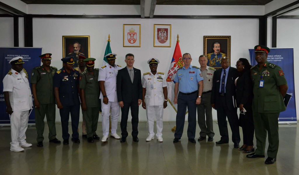 Nigerian National Defence College delegation visits Defence University 