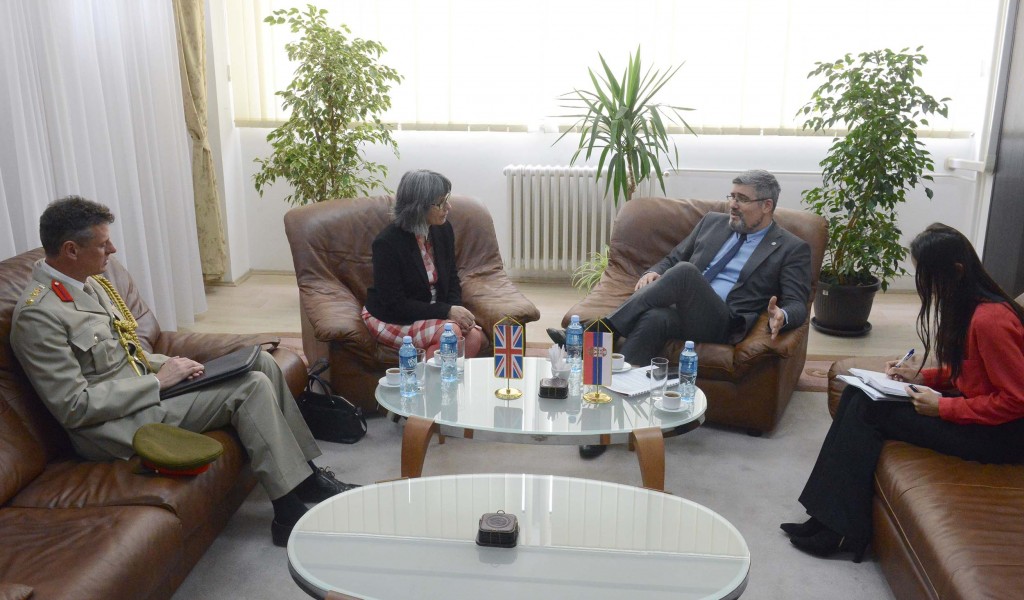 Састанак државног секретара Старовића са одлазећом амбасадорком Велике Британије