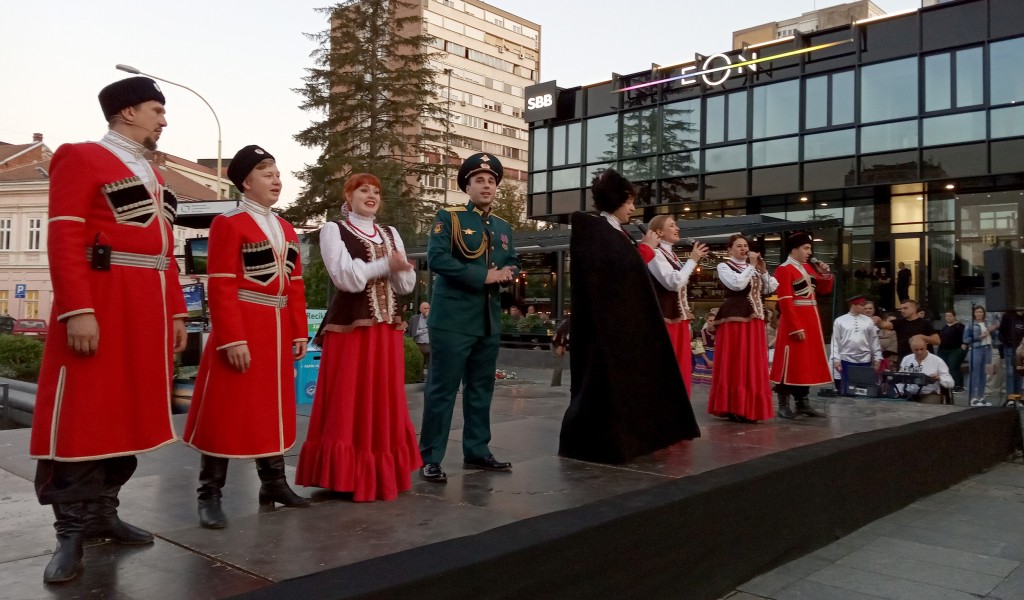 Krasnaya Zvezda Ensemble gives performance in Kragujevac
