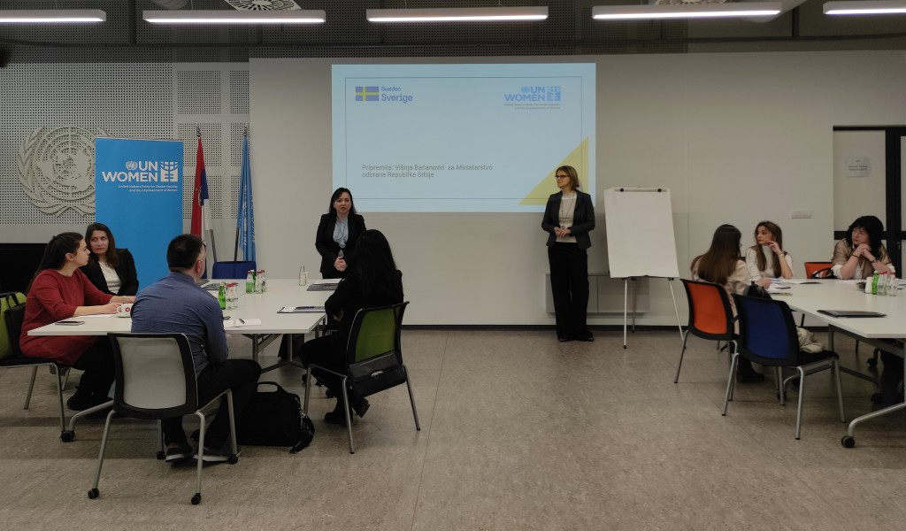 Members of Ministry of Defence and Serbian Armed Forces attend workshop on gender responsive budgeting