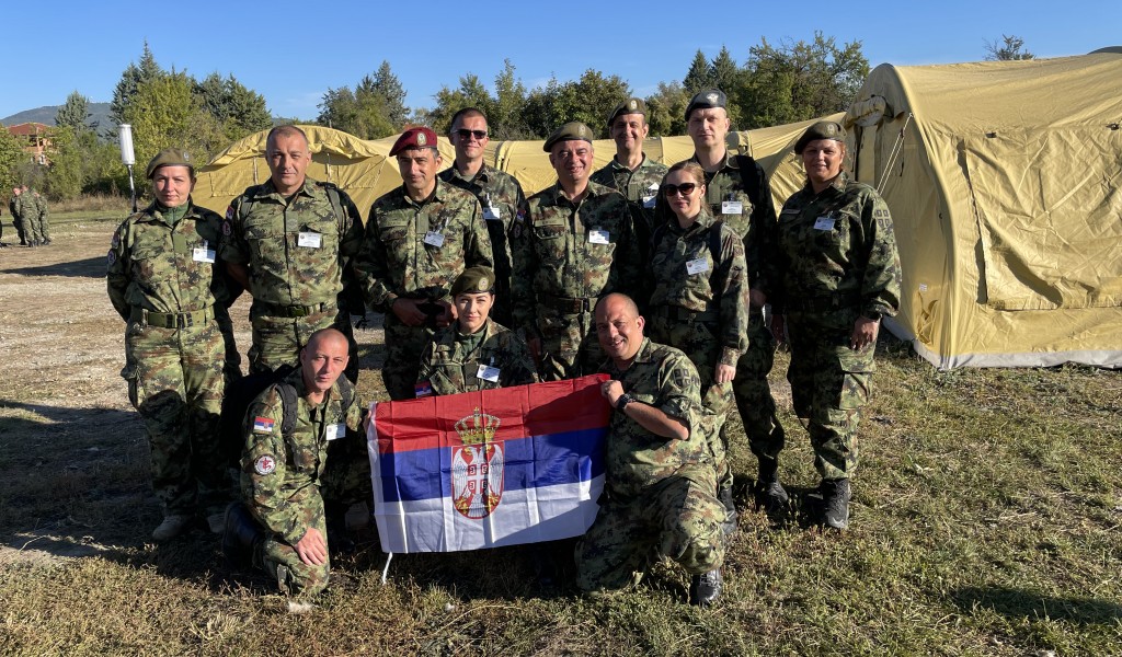 Military medics at exercise North Macedonia 2021 
