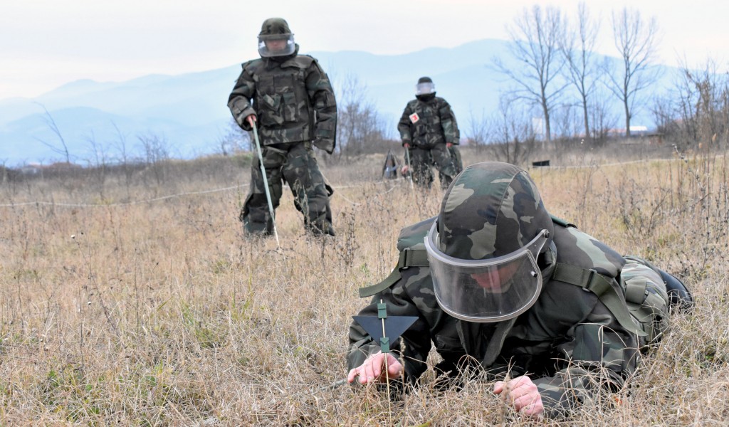 Инжињеријска обука у Првој бригади копнене војске