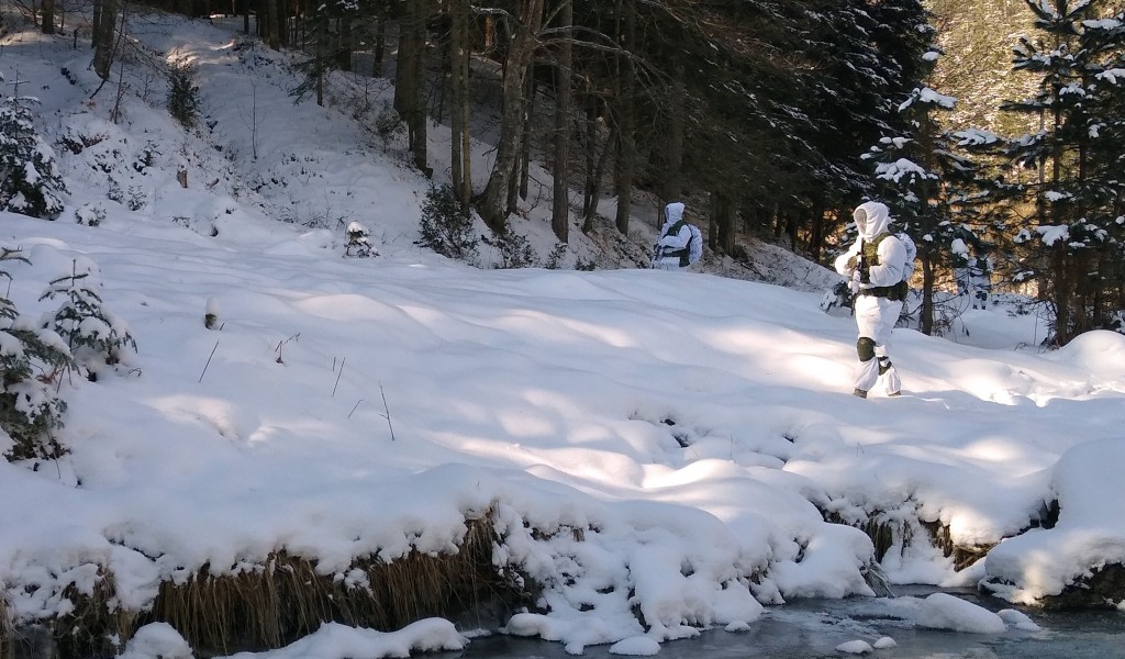 Redovna obuka izviđačkih jedinica u zimskim uslovima