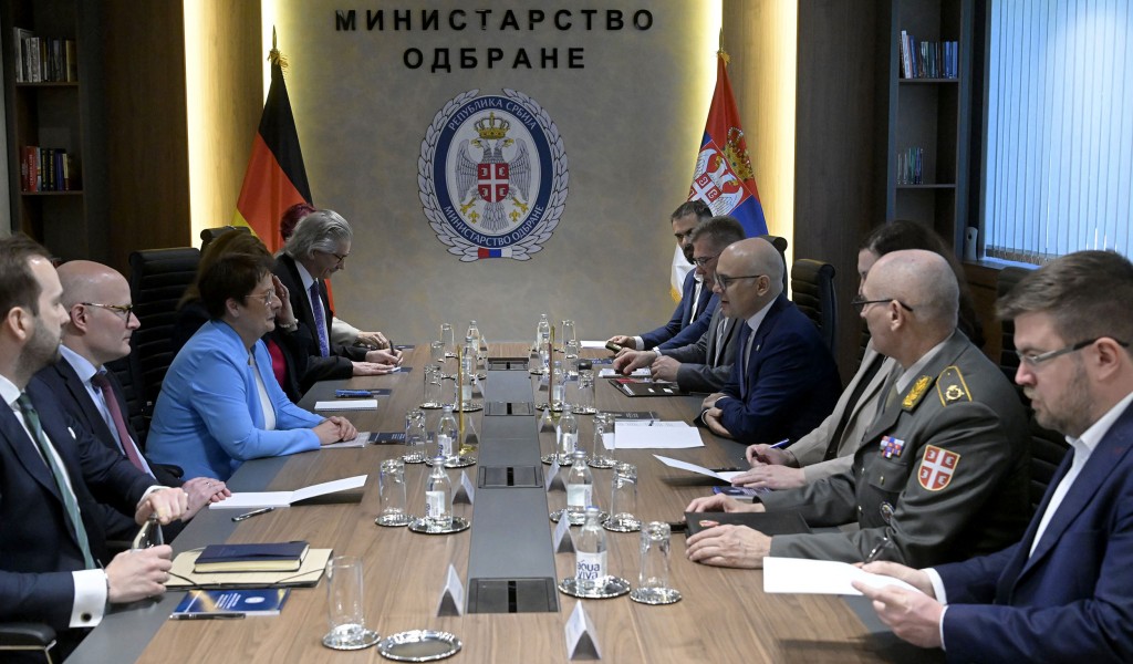 Sastanak ministra Vučevića sa poslanicom nemačkog parlamenta Lips
