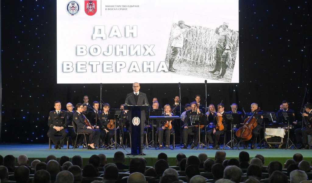 Minister Vučević We owe our freedom to veterans we pay homage to immortal heavenly ranks of our fallen ancestors