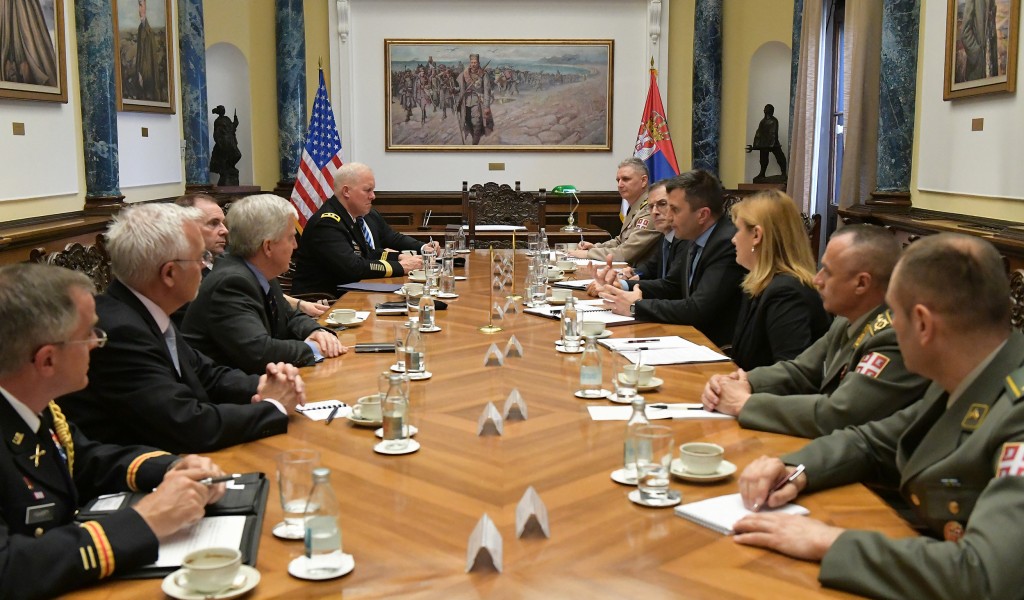 Sastanak ministra Đorđevića sa generalom Hodžisom