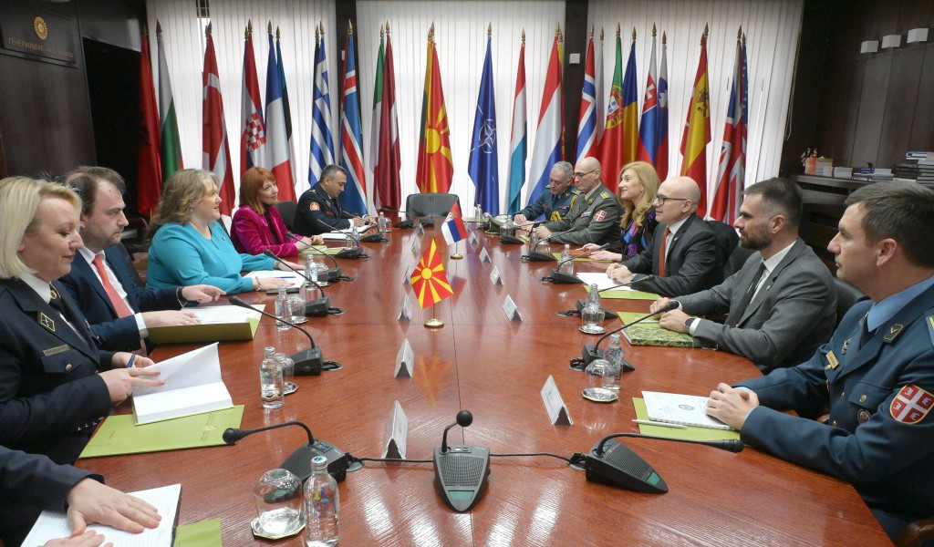 Meeting between ministers Vučević and Petrovska