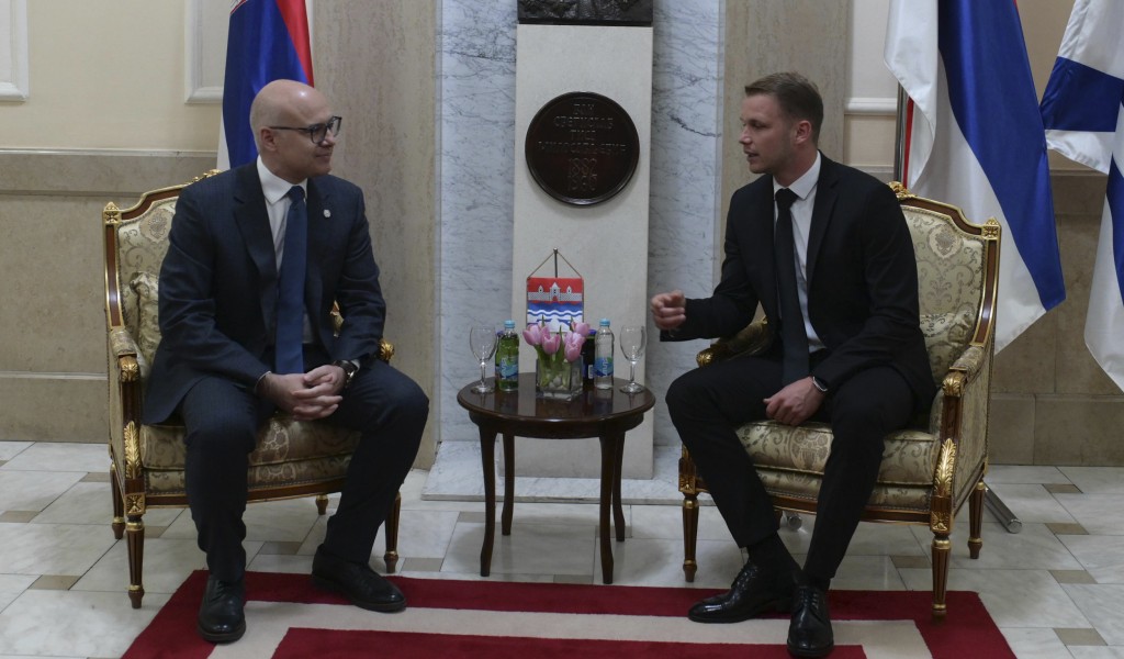 Meeting between Minister Vučević and Mayor of Banja Luka Stanivuković