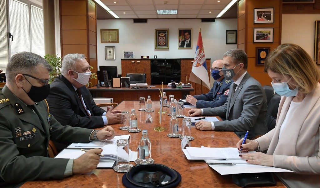 Minister Stefanović meets with Ambassador of Greece H E Mr Diacofotakis