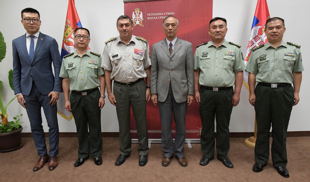 General Diković with Ambassador of China about Military Cooperation