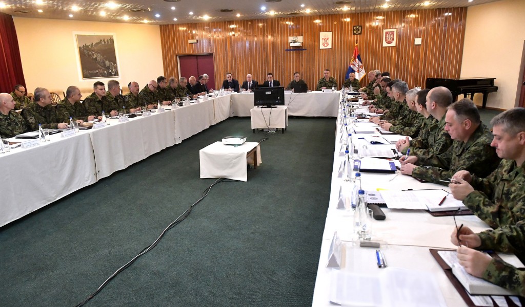 Заједничка седница Колегијума министра одбране и проширеног Колегијума начелника Генералштаба