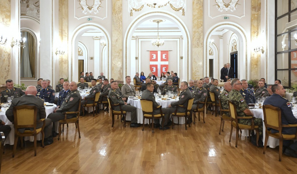 Svečana večera povodom uspešno realizovane vojne parade Snaga jedinstva